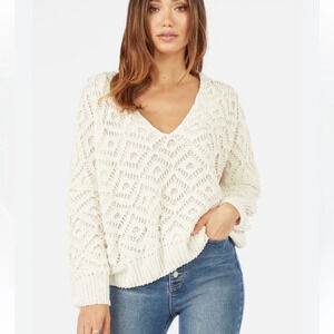 TALULAH Cream Knit Sweater